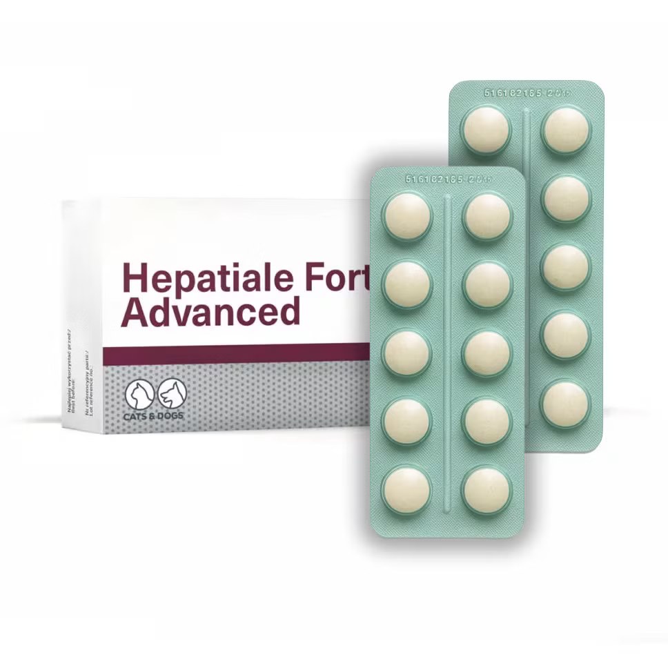 قرص کبد سگ و گربه Hepatiale Forte Advanced وت اکسپرت (20 عددی) | VetExpert