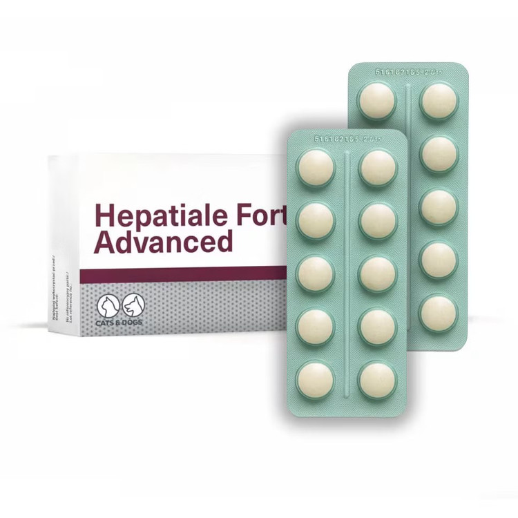 قرص کبد سگ و گربه Hepatiale Forte Advanced وت اکسپرت (20 عددی) | VetExpert